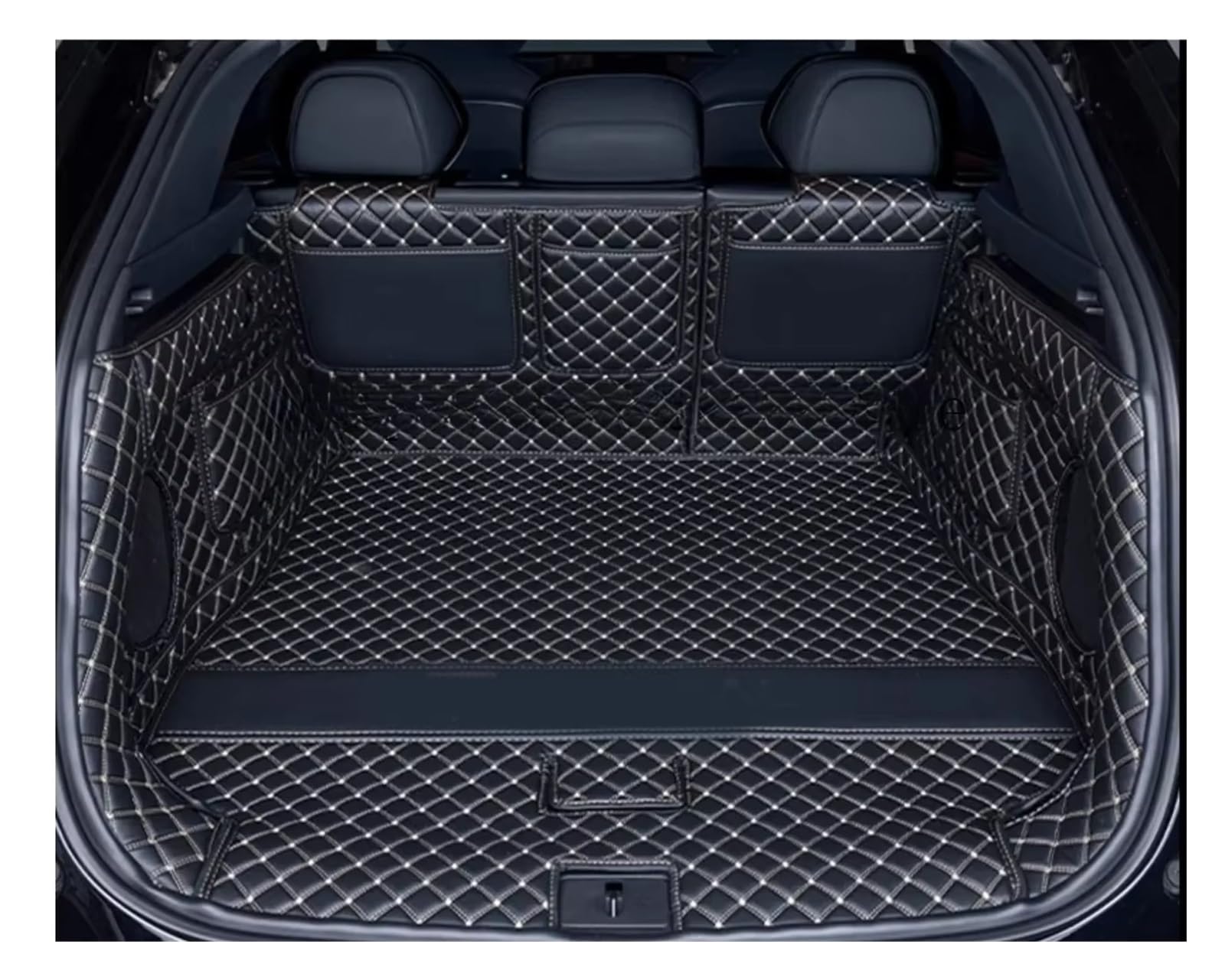 Rynvrncoe 2 For Deepal S07 023-024 Car Full Surrounded Cargo Rear Trunk Liner Mats(2)