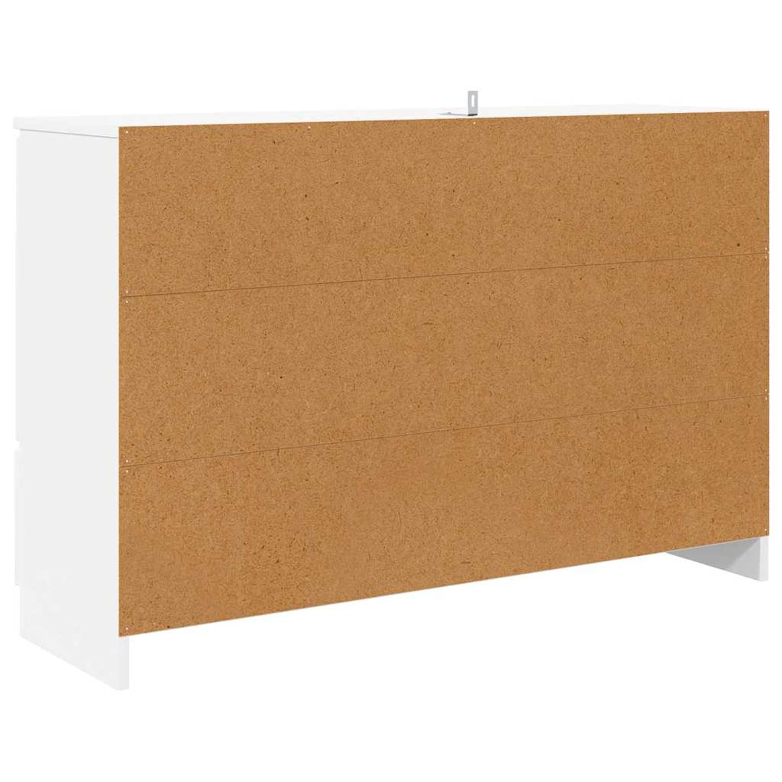 Buffet blanc avec tiroirs et portes, en bois, 100 cm de large, 65,6 cm de haut, 30 cm de profondeur, pour les espaces de vie modernes