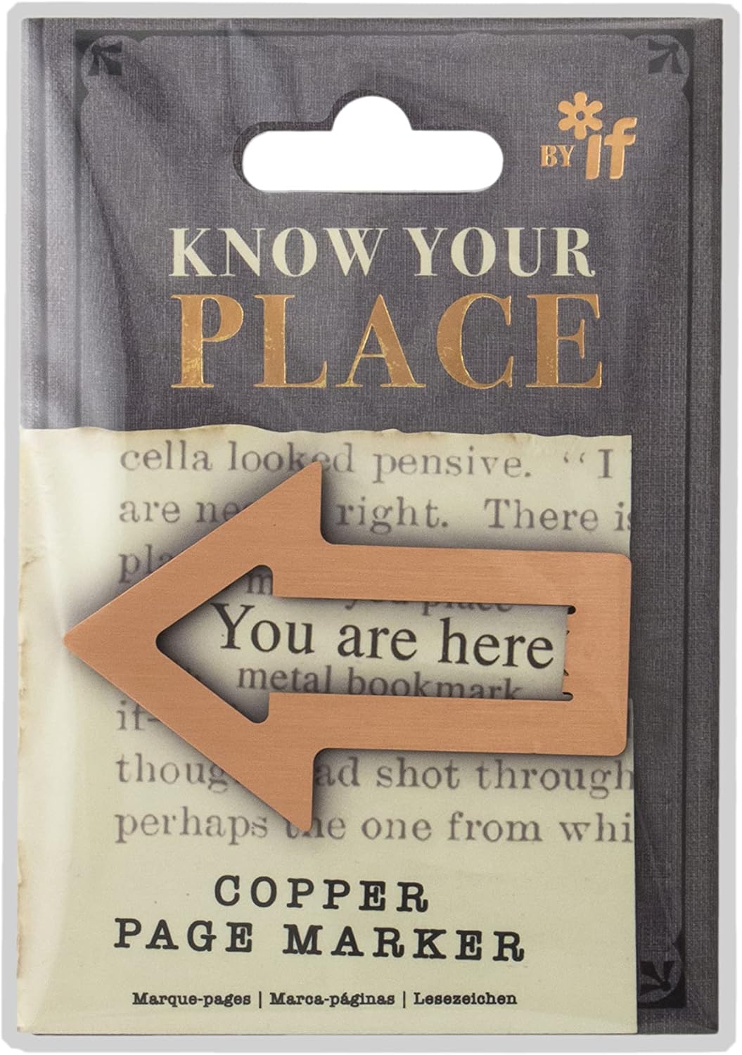 Know Your Place-Copper Page Marker