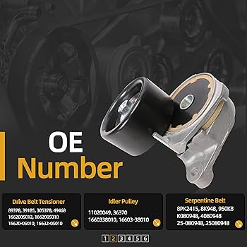 Amazon.com: JAVOUKA 89378 Serpentine Drive Belt Tensioner