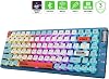 GamePower Sense TKL RGB Wireless/Bluetooth/Wired Mechanical Red Switch Gaming Keyboard - 3 Years Warranty
