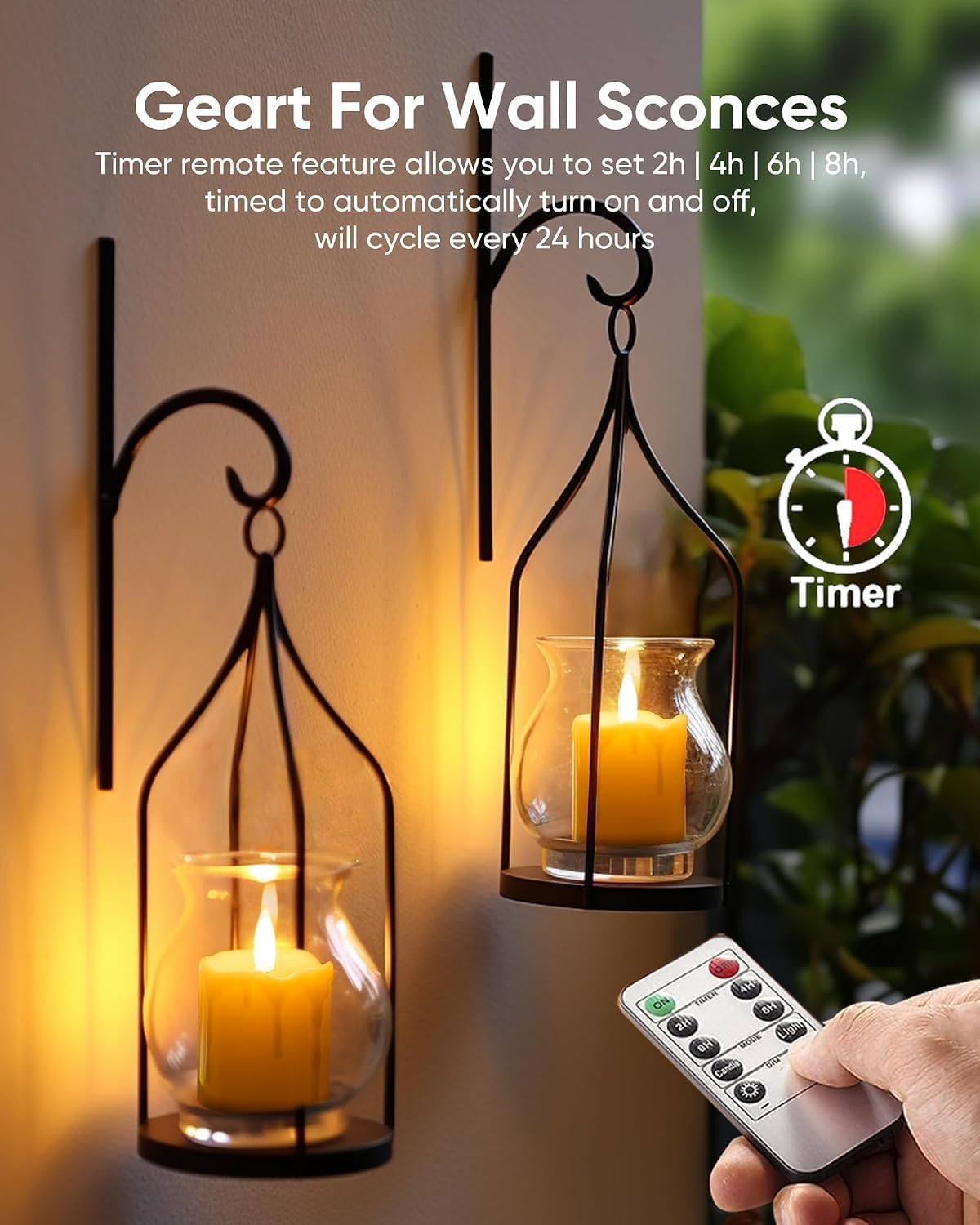 2"x 2" Rechargeable Flameless Votive Candles with Remote Timer, 12 Pack thumbnail