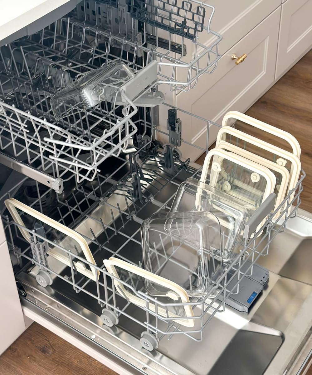 Zoha Frischhaltedosen Glas Set 3-teilig – Vorratsdosen Glas mit Deckel BPA-frei – luftdichtes Frischhaltedosen Set – mikrowellengeeignet & ofenfest – Glasbehälter für Meal Prep & Aufbewahrung