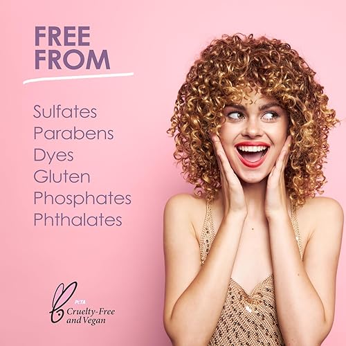 Miniatura 7 de Purezero Spray acondicionador sin enjuague 9 en 1, leche de coco, hidratación intensa y aumenta el brillo, combate la caspa y el encrespamiento,