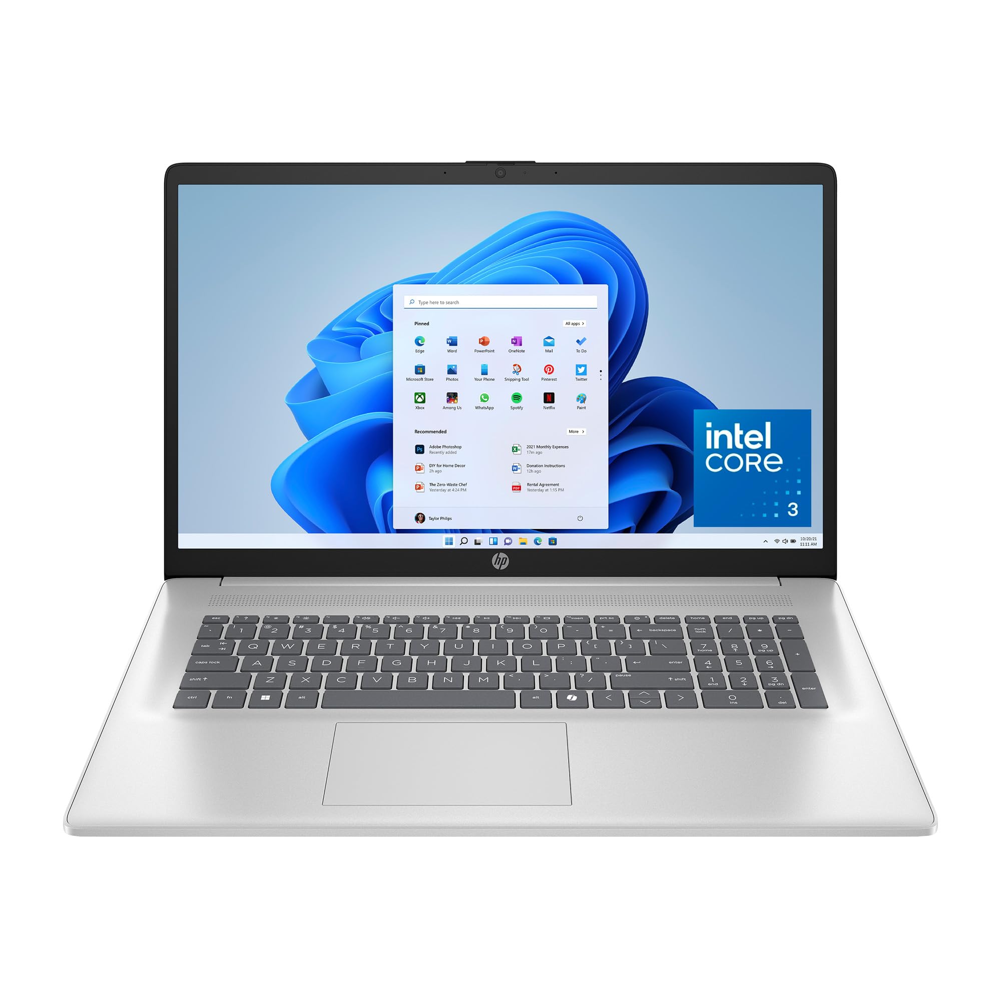 Amazon.co.jp: HP 17.3インチノートパソコン、FHDディスプレイ、Intel