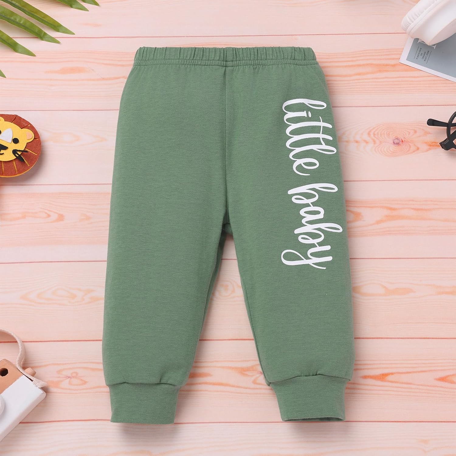 IBTOM CASTLE Baby Boy Clothes Infant Baby Boy Fall Winter Clothing Animal Prined Long Sleeve Hoodie Romper + Long Pants - Image 8