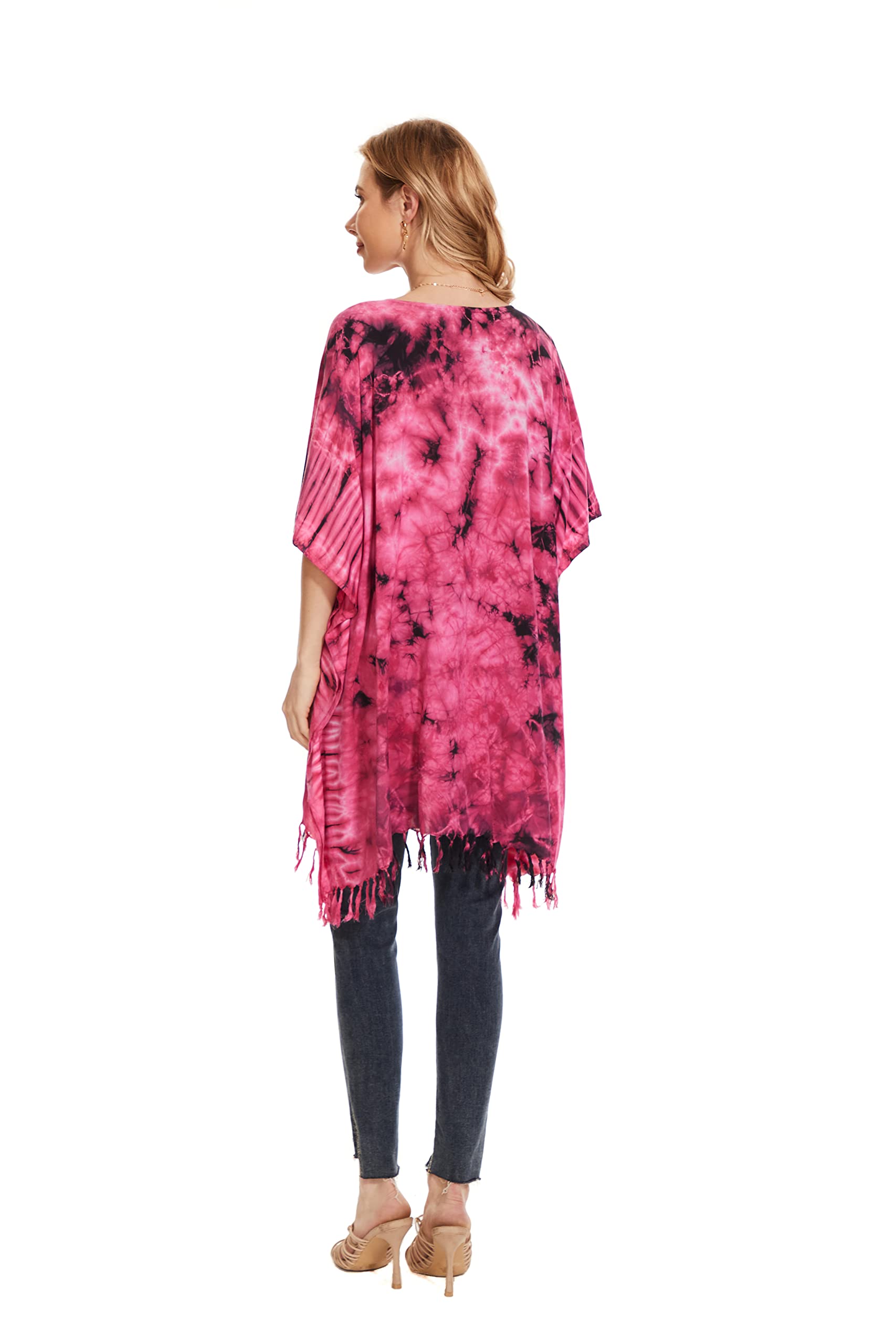 Beautybatik Tunique bohème hippie pour femme - Grande taille - 46 à 54