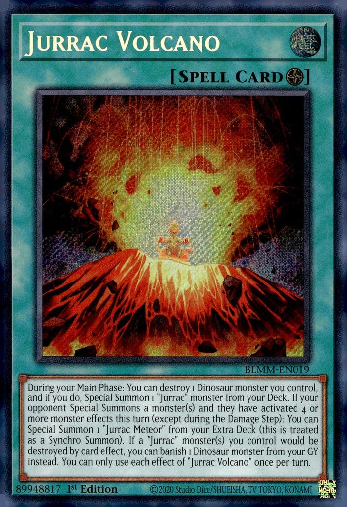 Amazon.com: Jurrac Volcano - BLMM-EN019 - Secret Rare - 1st