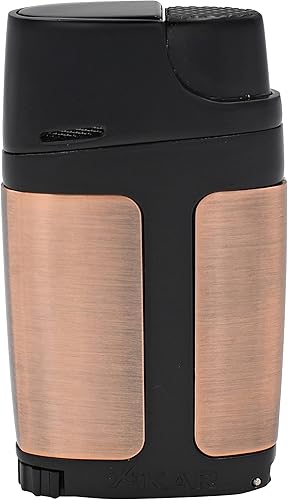 Miniatura 4 de ELX de doble llama, puro y de encendedor de cigarrillos garantía en una bonita caja de regalo clásico bronce