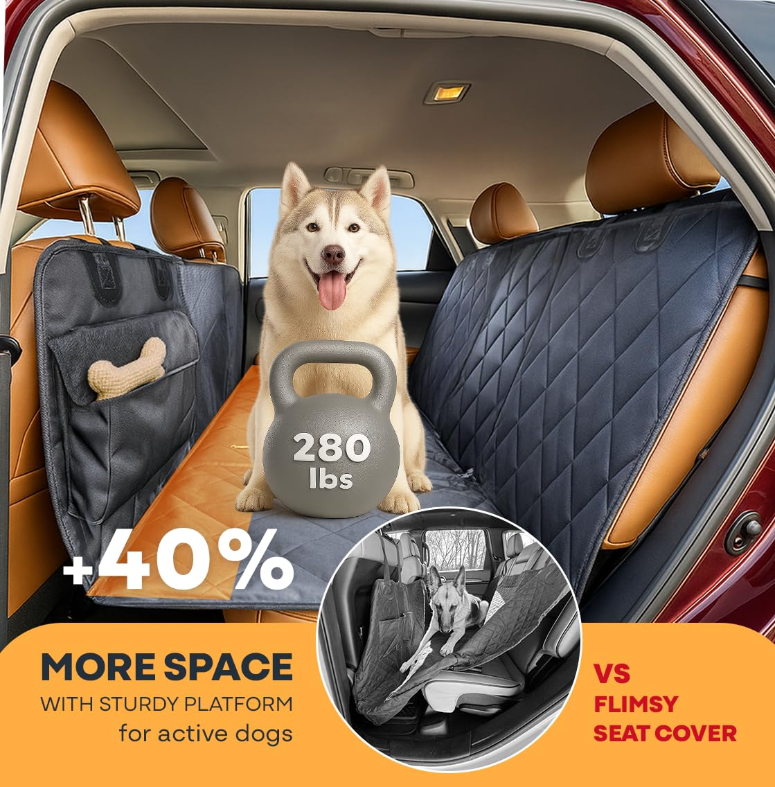 Housse De Siège XXL Pour Siège Arrière, Extension De Siège Arrière Pour