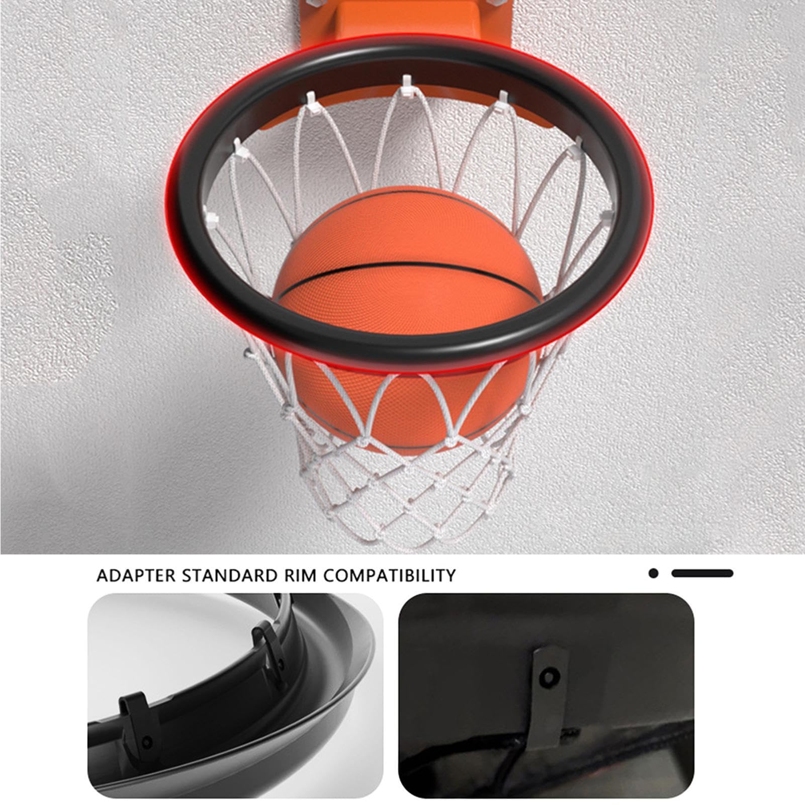 Rete da basket: rete da basket resistente per interni per tutte le | stagioni, attrezzatura sportiva durevole, accessorio per cerchi resistenti | per stadi scuole parchi comunitari Centri Rec