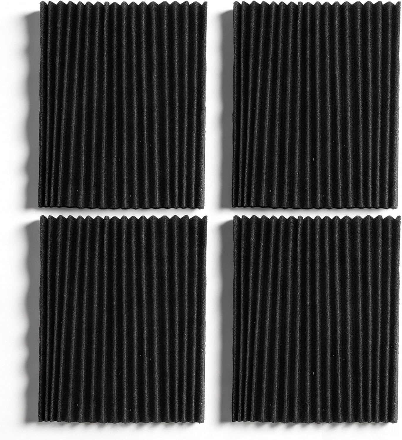 Refrigerator Air Filter Replacement 4 Pack, Activated Carbon Refrigerator Air Freshener, Fridge Odor Eliminator Fit for Freezer, Fresh Keeping Air Purifier Filters for Fridge Cooling Area