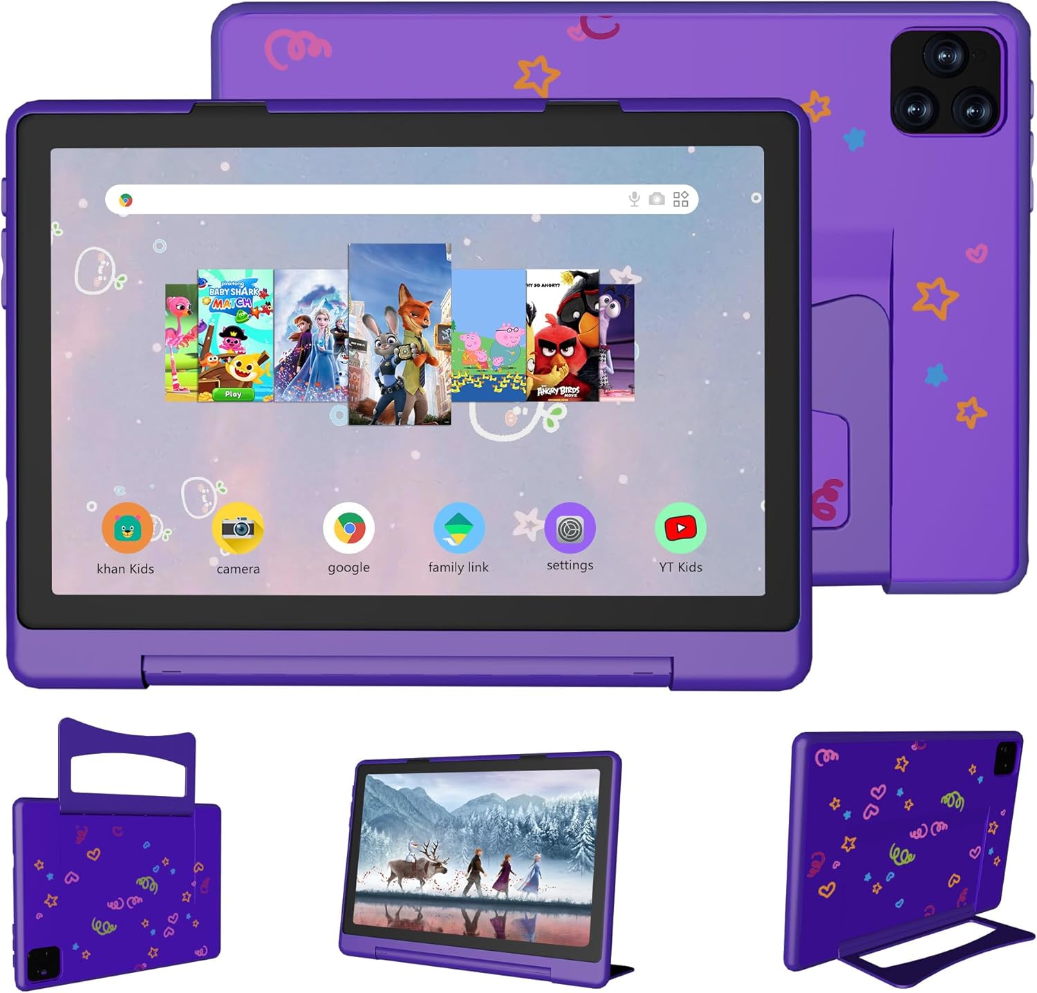Amazon.com : 10 inch Android 13 Kids Tablet Octa-Core, 8GRAM+128GB ROM ...