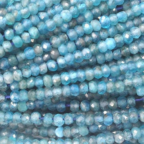 Cuentas de piedras preciosas naturales Rondelle Saucer dic Semipreciosas para hacer cuentas de joyería (patita, 0.079 x 0.118 in)