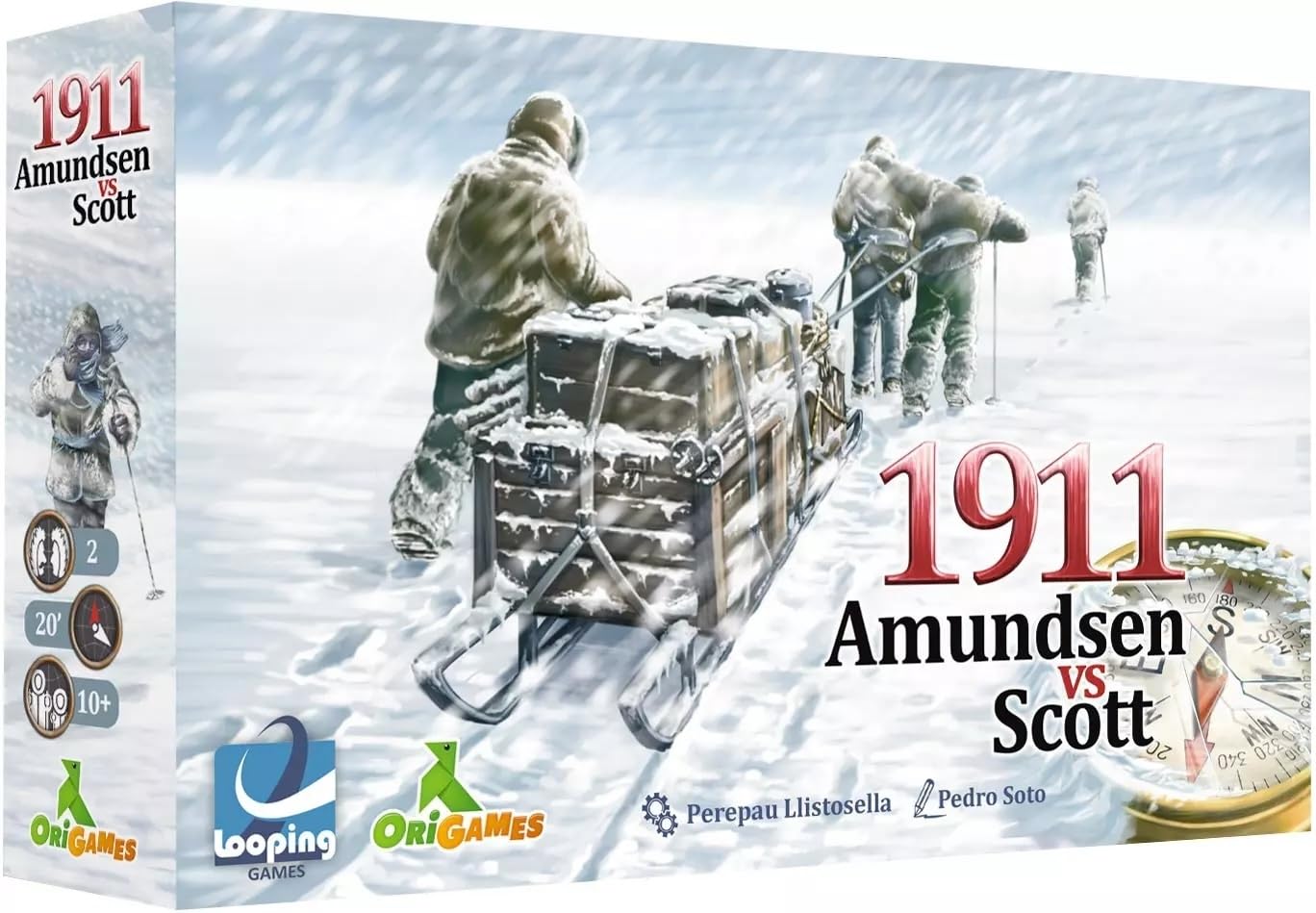 1911: Amundsen Vs Scott - Board Game - French Version