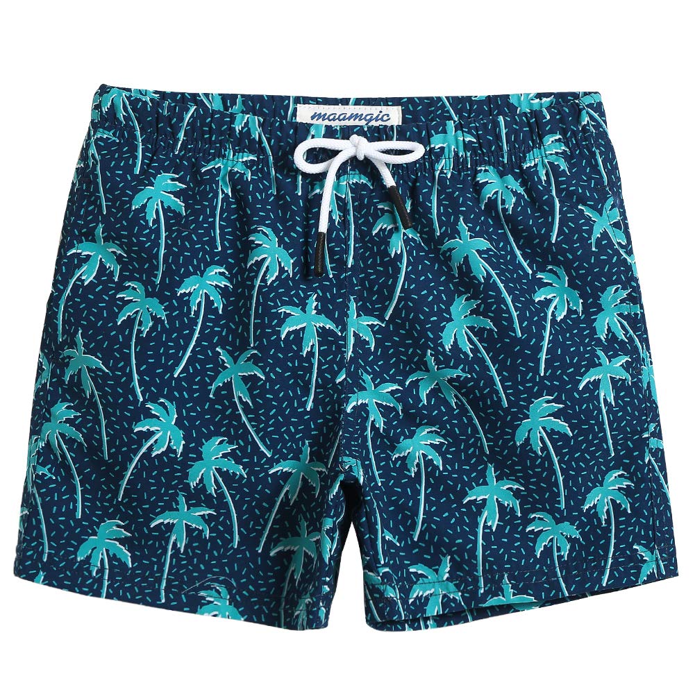 MaaMgic Bañador Niño Ropa de Baño para Niño Secado rápido Interior de Malla Short de Natación Estampado