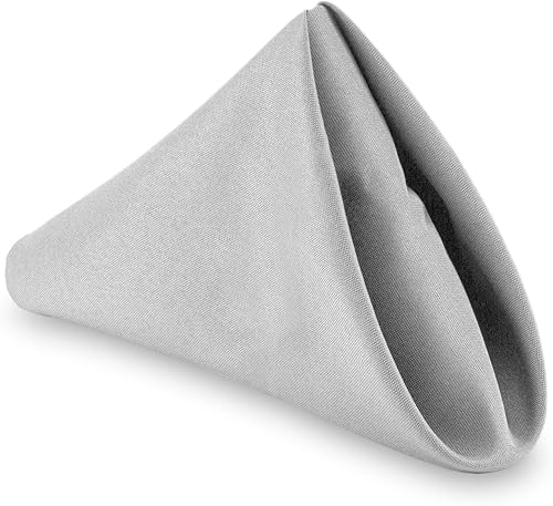 Lann de Linens  1 Docena de 20 en. Gamuza Cena Servilletas WHemmed bordes  varios colores disponibles