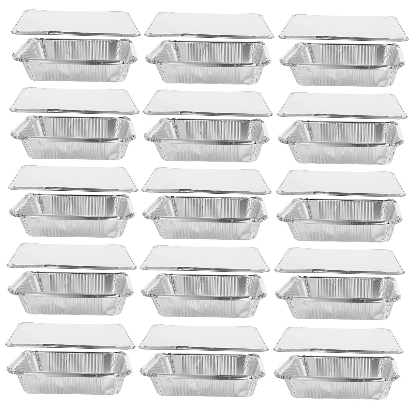 Bandejas de aluminio desechables aptas para hornear asar y comidas para llevar