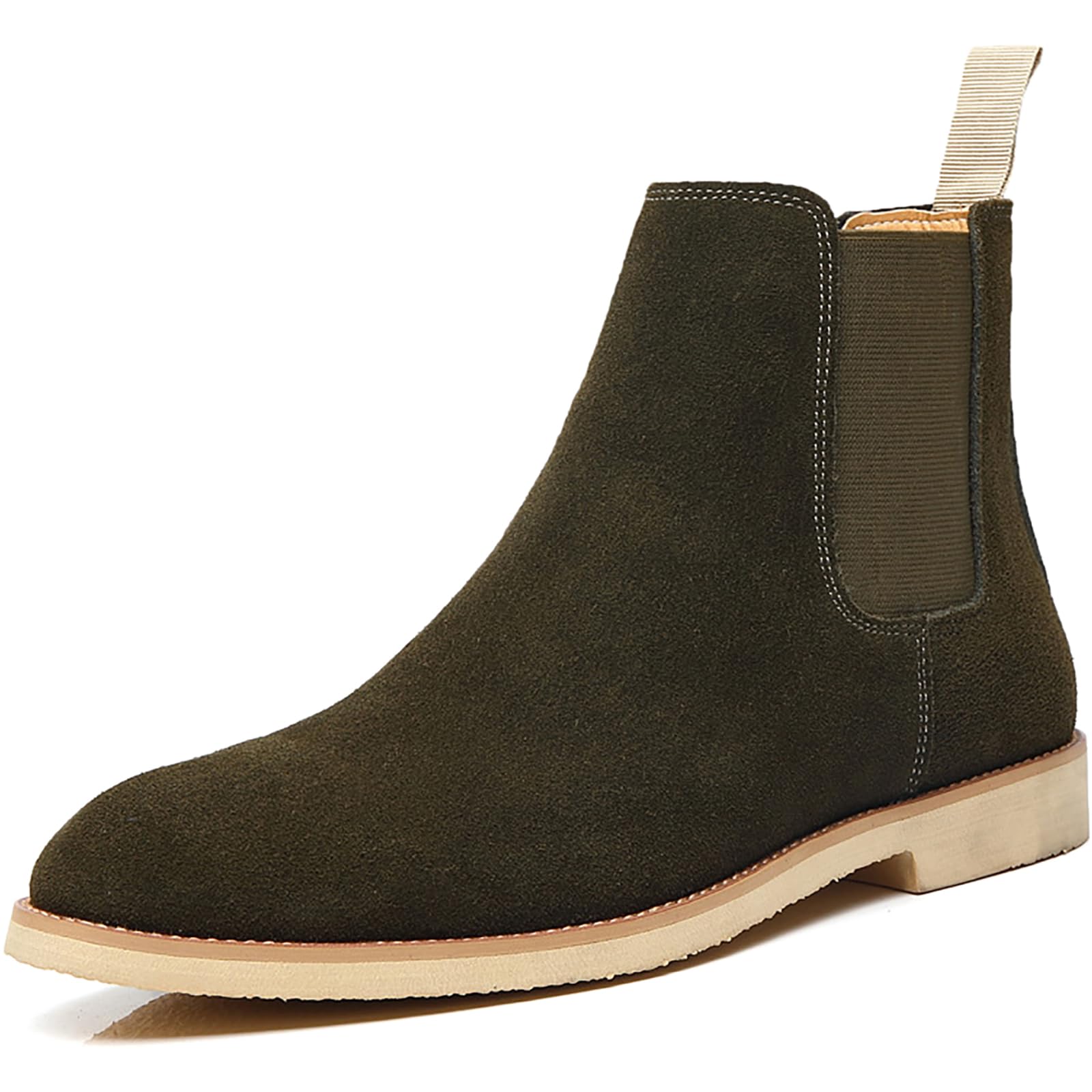 green dress boots men Leather Chukka Boots- Green by Lethato STANDARD / US 6.5-7/ UK 6 / Green