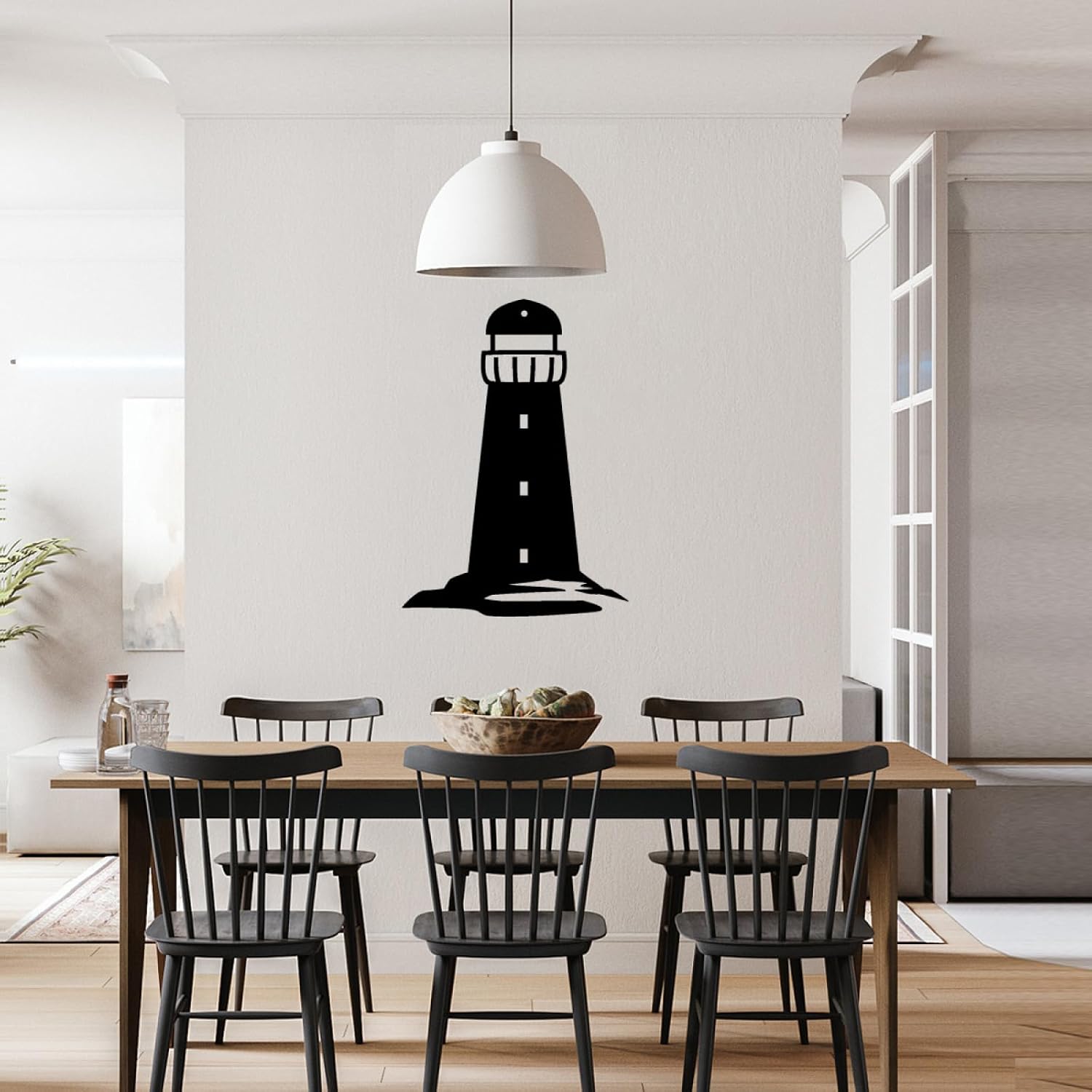 Excmoky Lighthouse Metal Wall Art, Lighthouse Housewarming Metal Wall Sign Steel Wall Decor Metal Wall Art/Metal Home Decor/Steel Wall Decor/Metal Sign