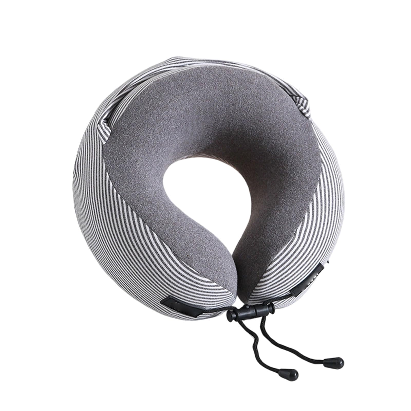 Limtula PP Cotton Flight Pillow That by Providing Proper Spinal Alignment and Dark Washable Breathable Neck Rest