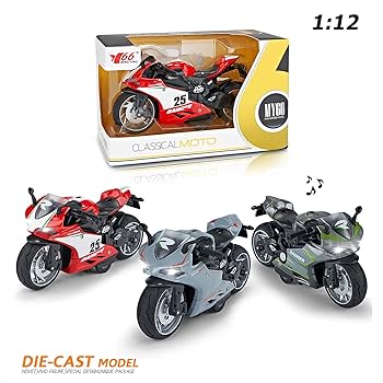 Amazon.com: Gilumza Pull Back Motorcycle Toys, Pullback Gift