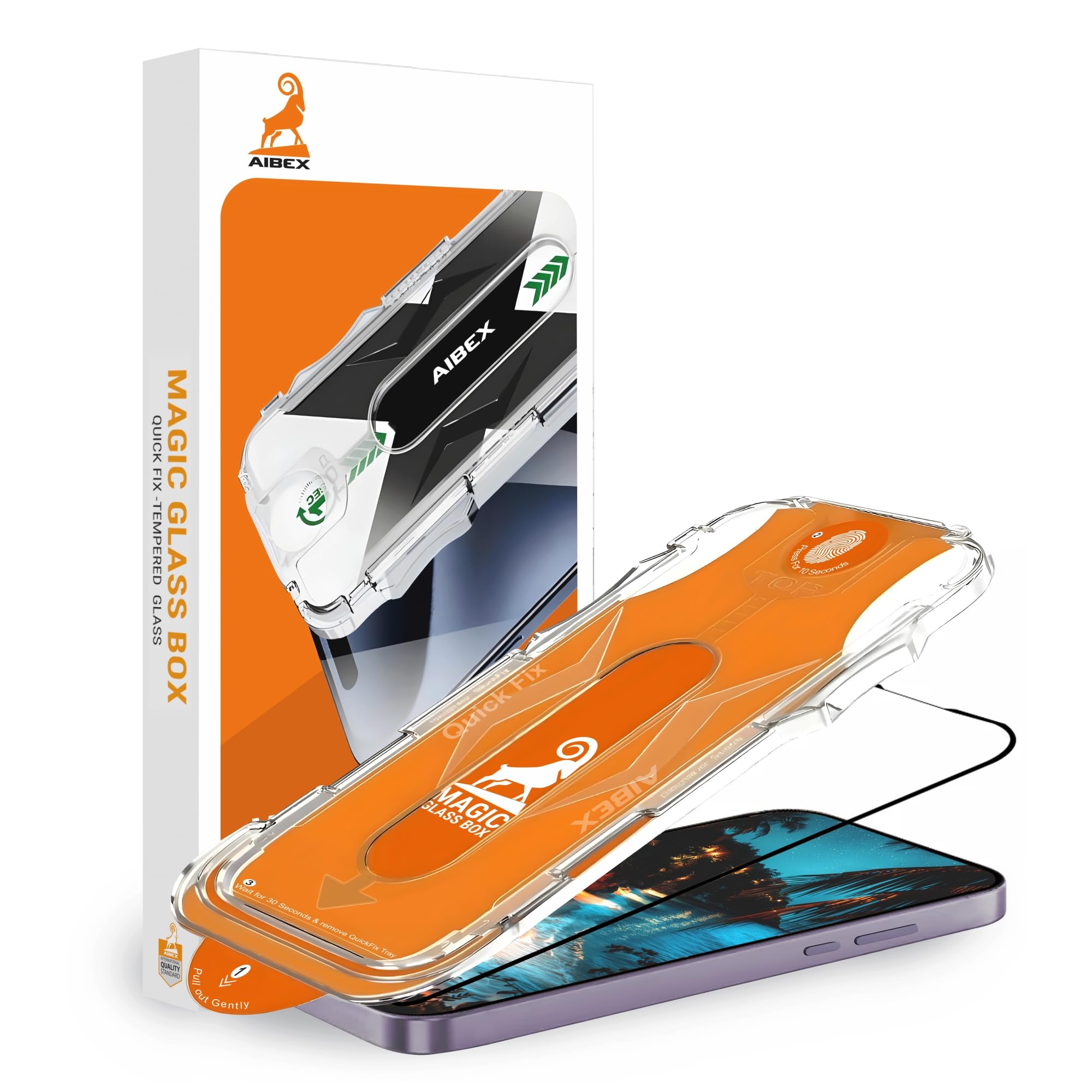 AIBEX Tempered Glass Screen Protector for Samsung Galaxy S26 Ultra |Auto-Align Easy Installation Kit | 9H Hardness|Edge to Edge Coverage HD Display |Bubble & Dust Free | Smooth Touch - Crystal Clear-image-16