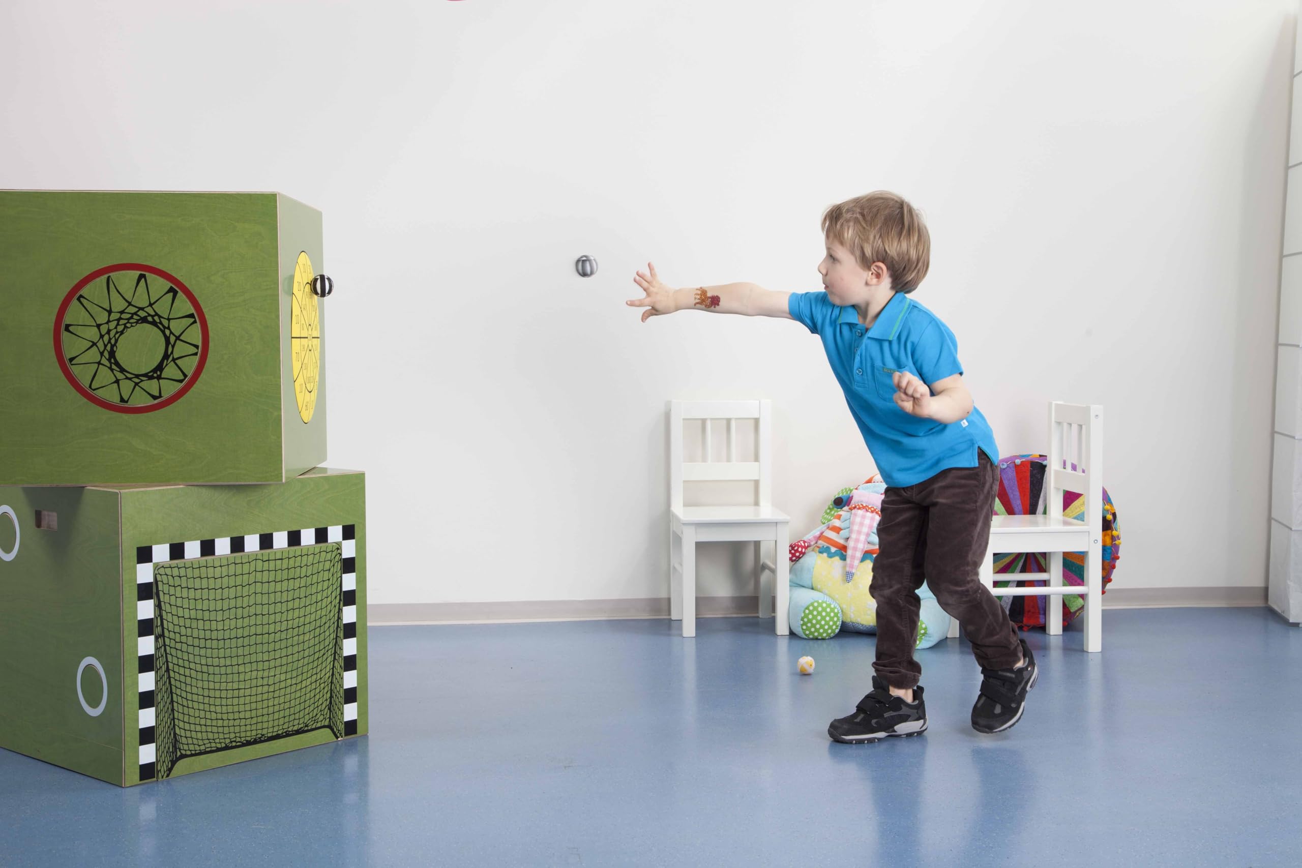 Mobili da gioco per bambini, giocattolo multifunzionale, per calcio, basket, cancello da golf, hockey