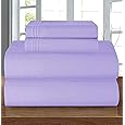Elegant Comfort Luxury 1500 Premium Hotel Quality Microfiber 4-Piece Sheet Set - Wrinkle Resistant, All Around Elastic Fitted Sheet, Deep Pocket up to 16", Queen, Blush