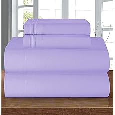 Elegant Comfort Luxury 1500 Premium Hotel Quality Microfiber 4-Piece Sheet Set - Wrinkle Resistant, All Around Elastic Fitted Sheet, Deep Pocket up to 16", Queen, Blush