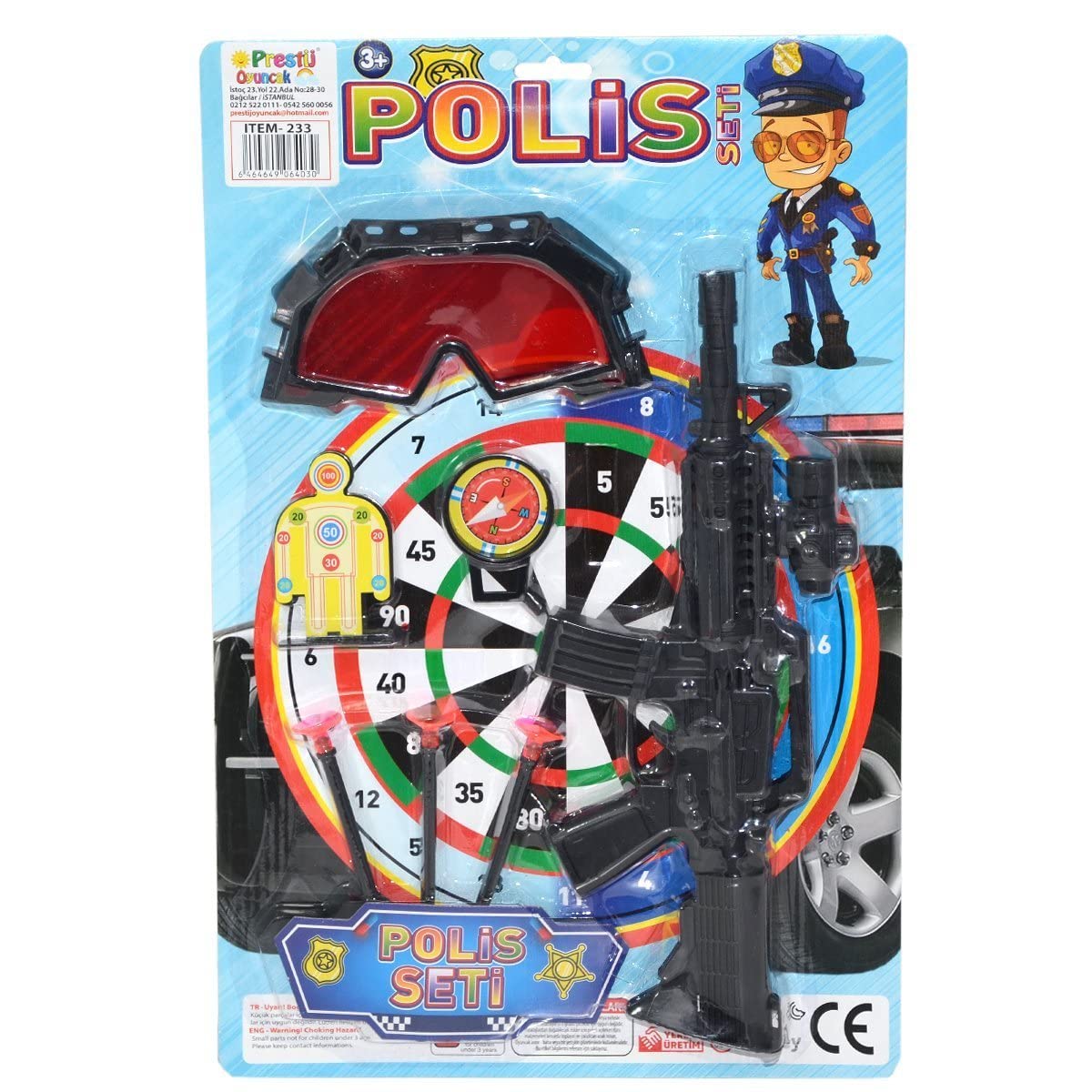Prestij Oyuncak Polis Seti Siyah