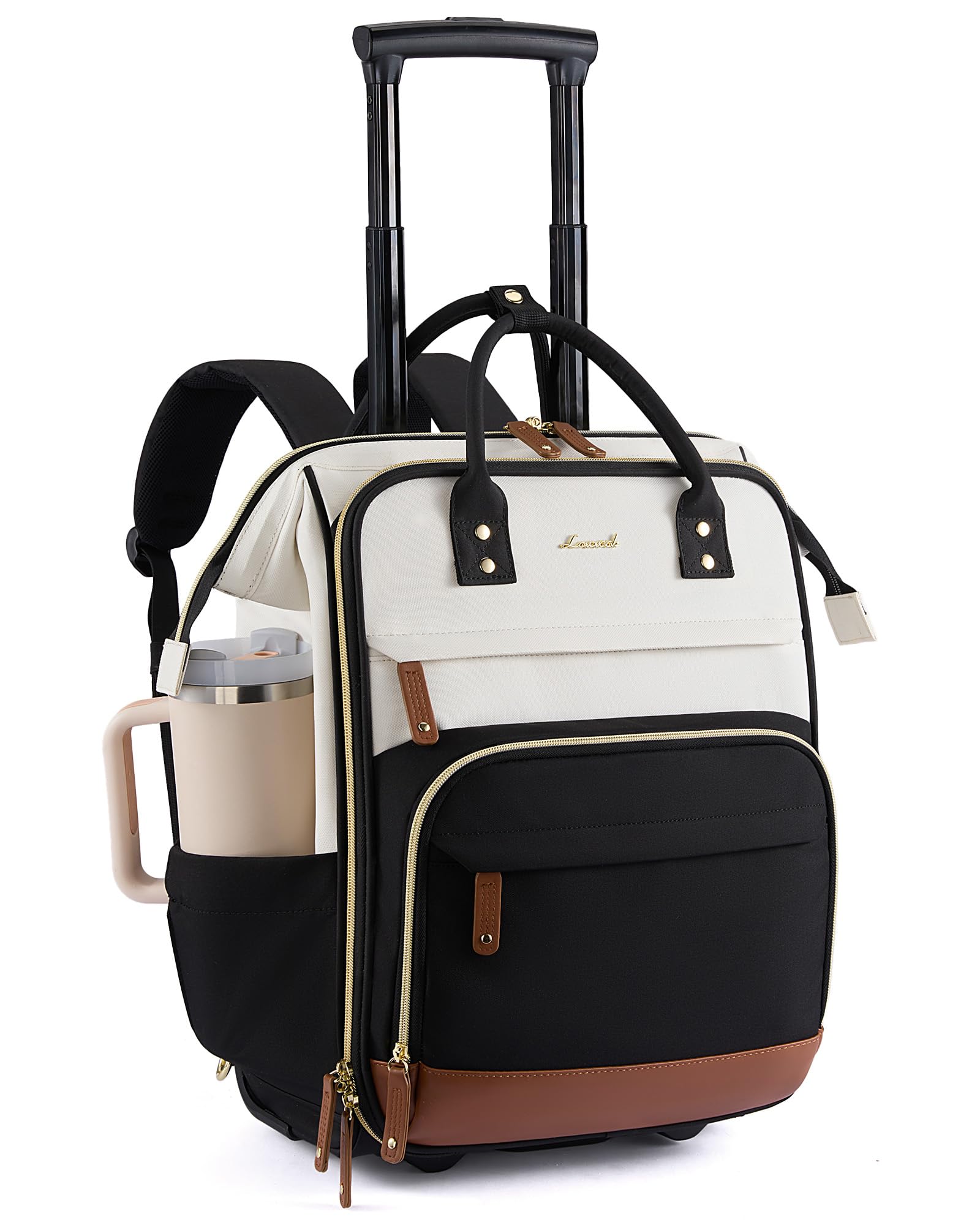 LOVEVOOK Rolling Backpack for Women