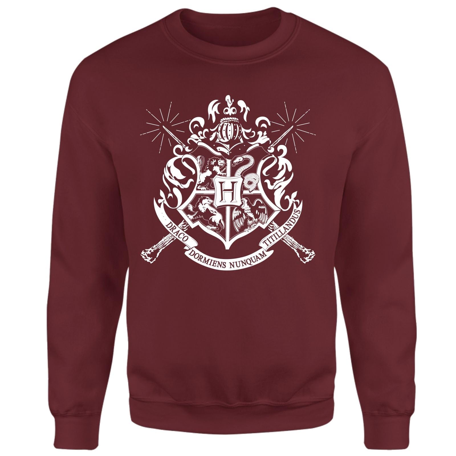 Harry Potter Hogwarts House Crest Sweatshirt - Burgundy L