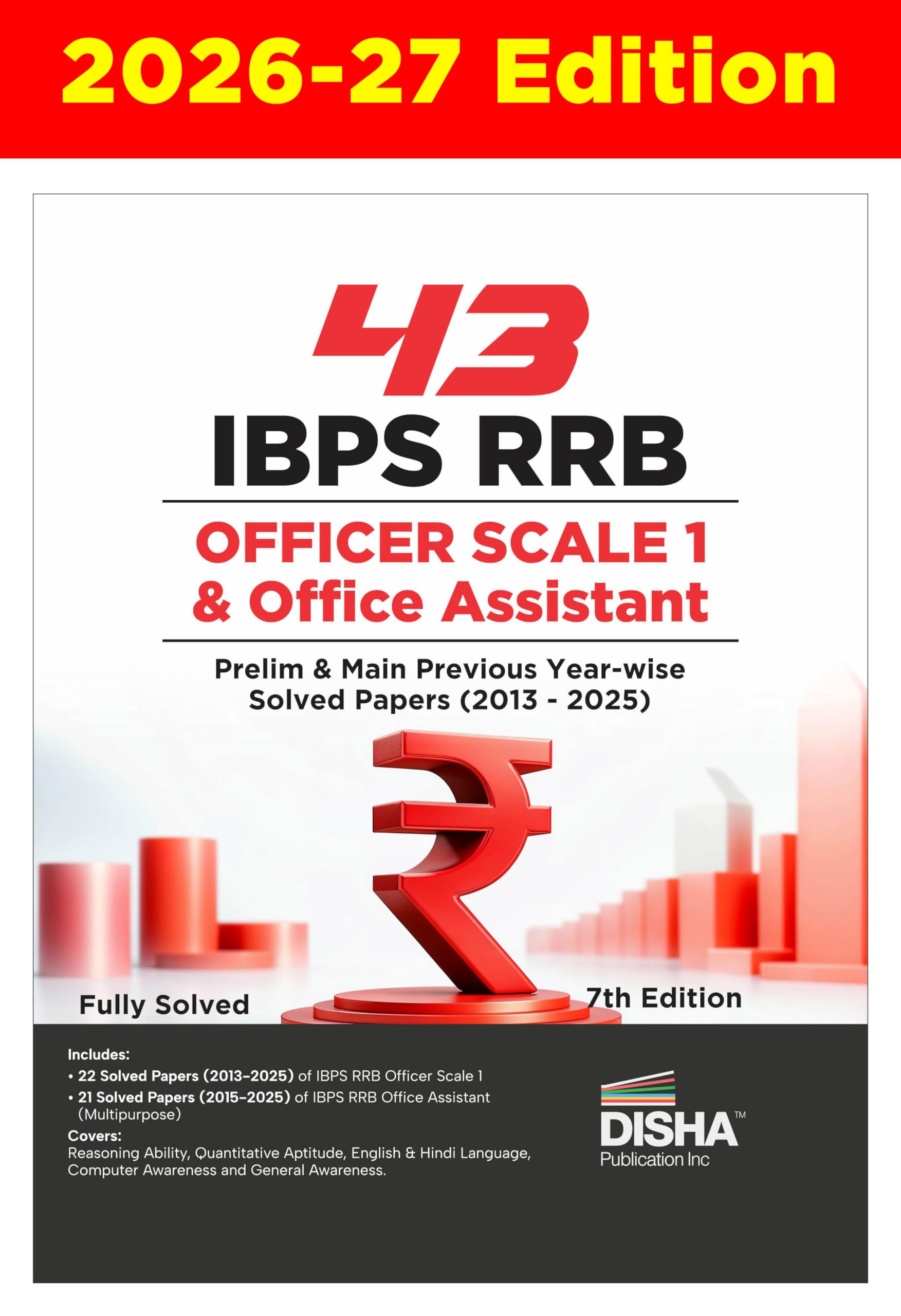 Disha IBPS RRB Officer Scale 1 & Office Assistant Solved Papers (2013 - Image 1