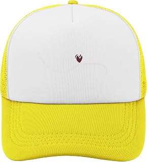 Subtle F-K T Morse Codes Heart Anti-MAGA Feminist Rights Baseball Caps Athletic Hats for Women's Light Weight Caps Visor Hat