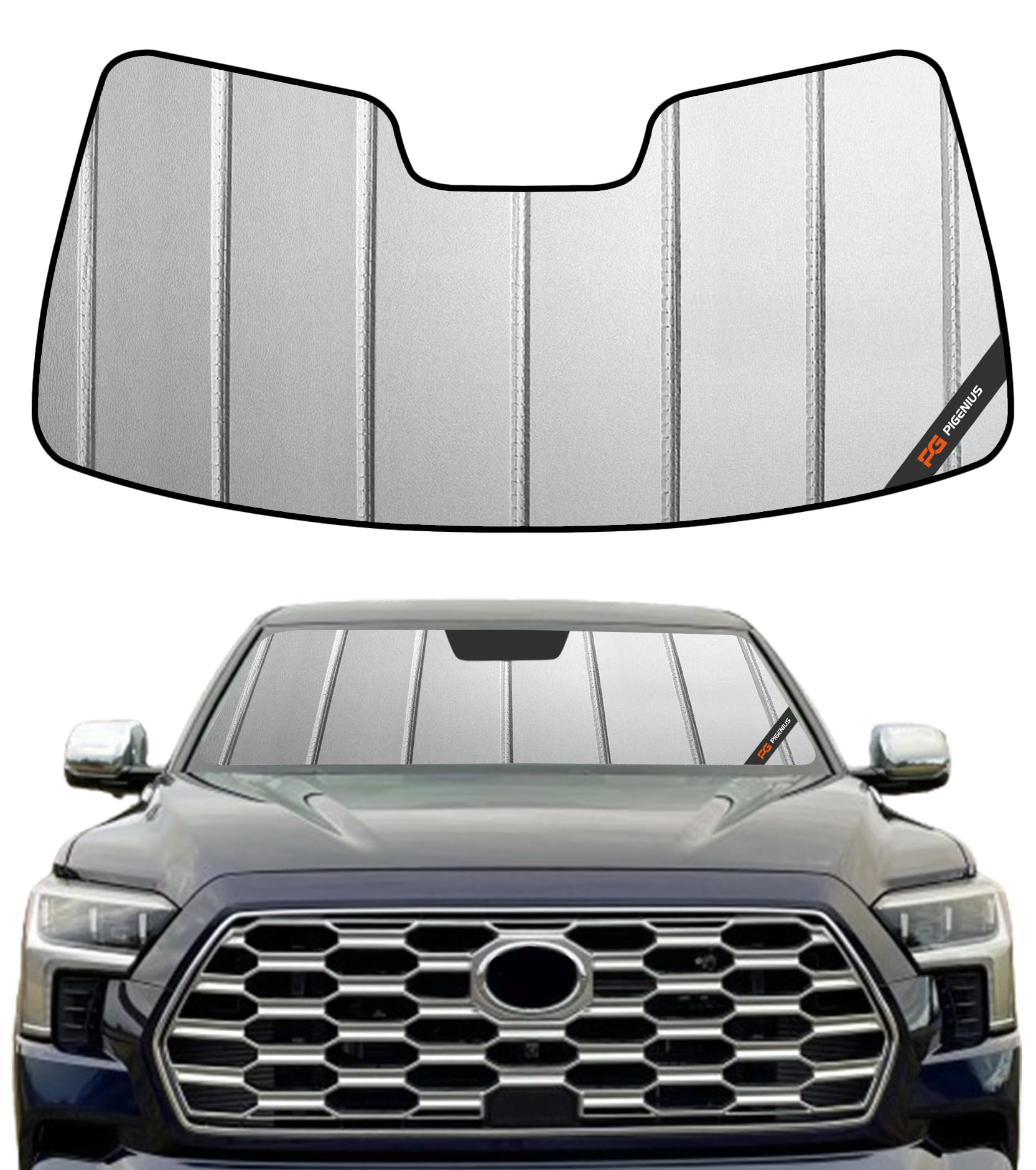 Amazon.com: Pigenius Windshield Sun Shade for Toyota Sequoia 2023