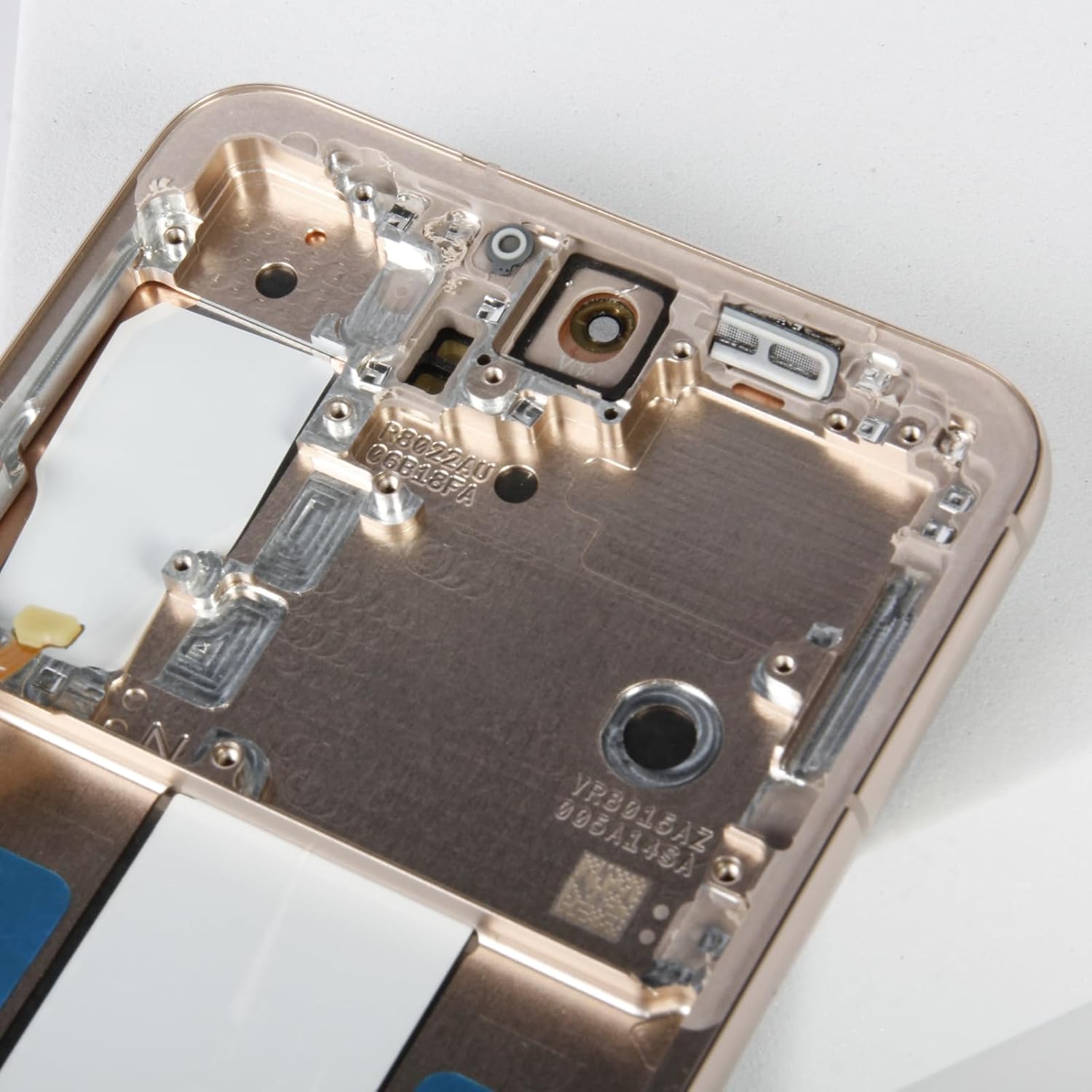 [US Version] Original for Samsung Galaxy S22 5G Screen Replacement (AMOLED) SM-S901 SM-G901U SM-G901A SM-G901W 6.1“ LCD Display Touch Digitizer Glass Assembly - Gold with Frame - Tools