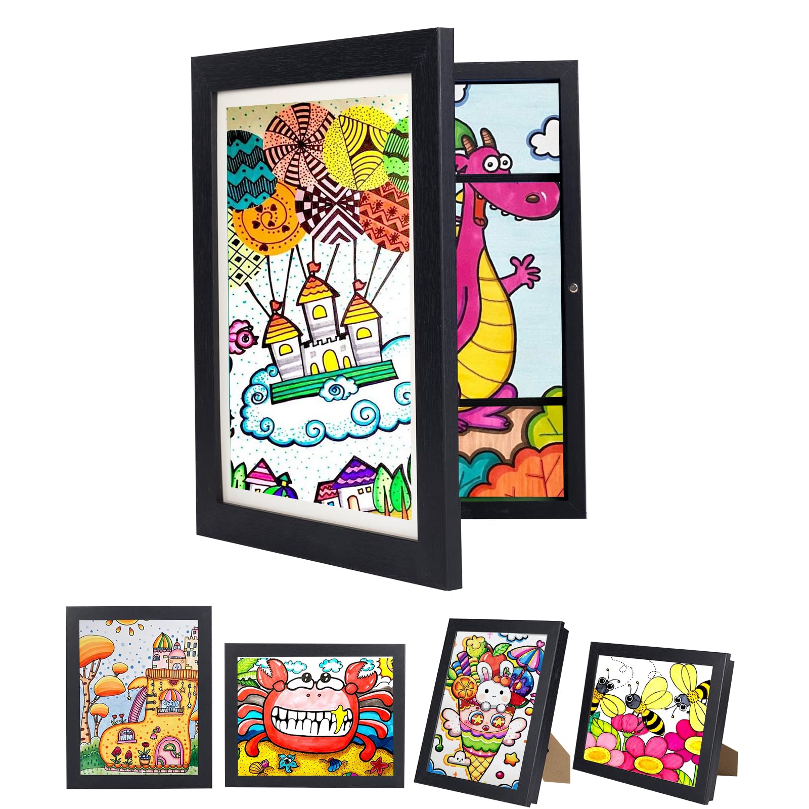 wesellcan Kids Artwork Frames - Changeable, Front Opening Art Frames (10x12.5) for Kids' Artwork & Projects (1Pack)