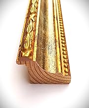 Gold Frame Classic Workmanship for Paintings on Canvas - Gold/Colour with or without Wooden Mount-Various Sizes (Gold/Ivory, 40 x 40 + Mount)