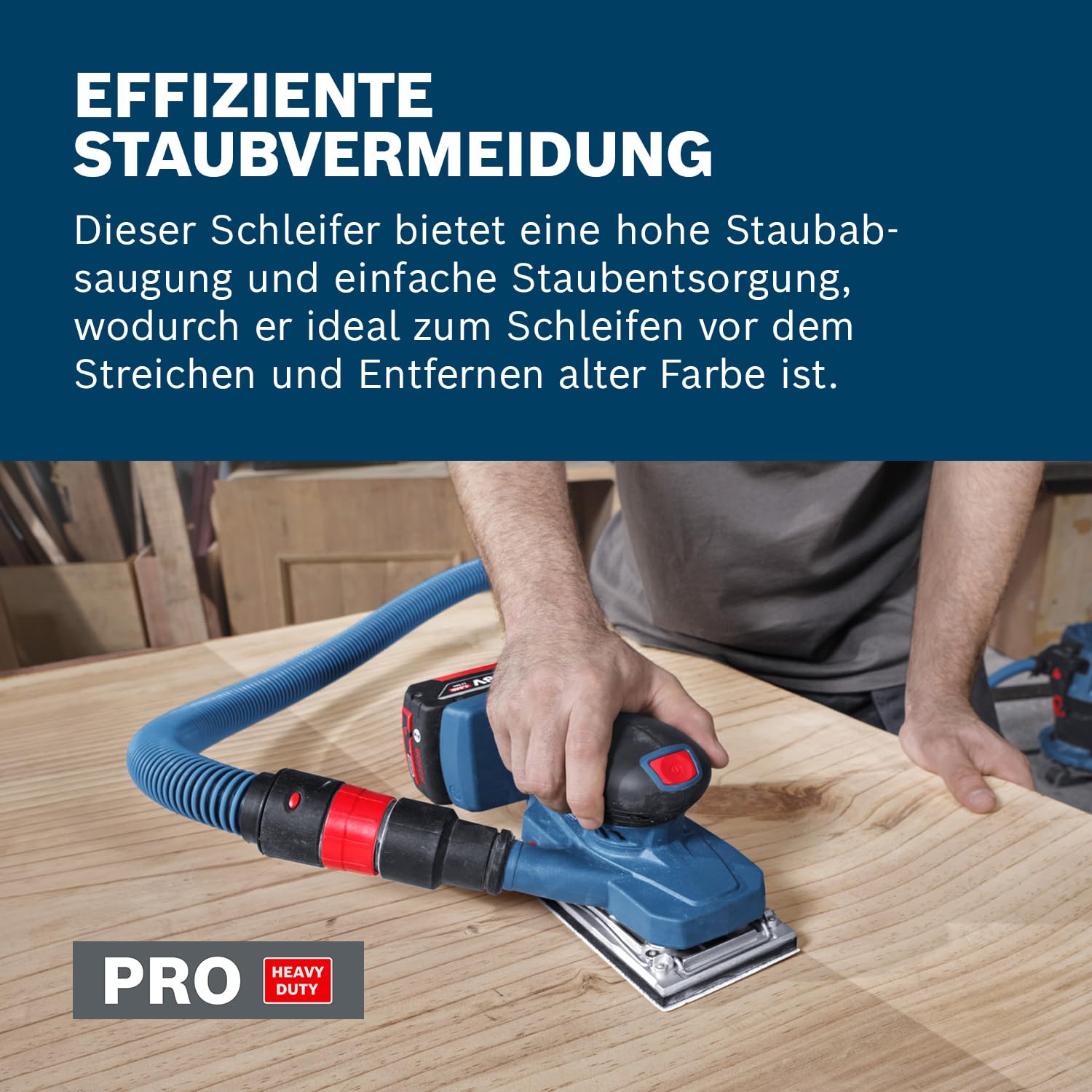 Bosch PRO 18V System Akku-Exzenterschleifer GSS18V-18 (inkl. Staubbeutel, Locher, L-BOXX 162)