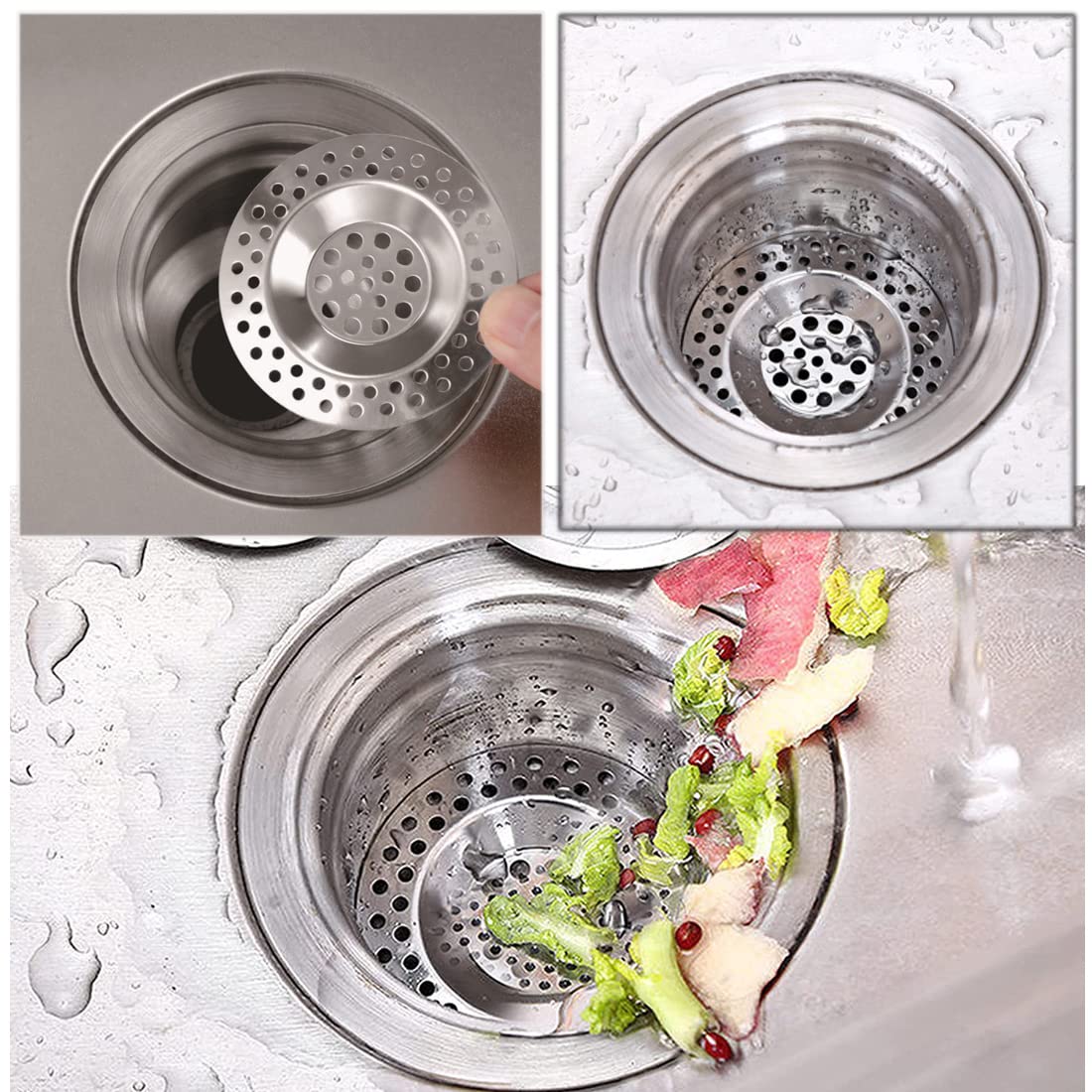 3 filtri per piscina di alta qualità e filtro per capelli doccia, in