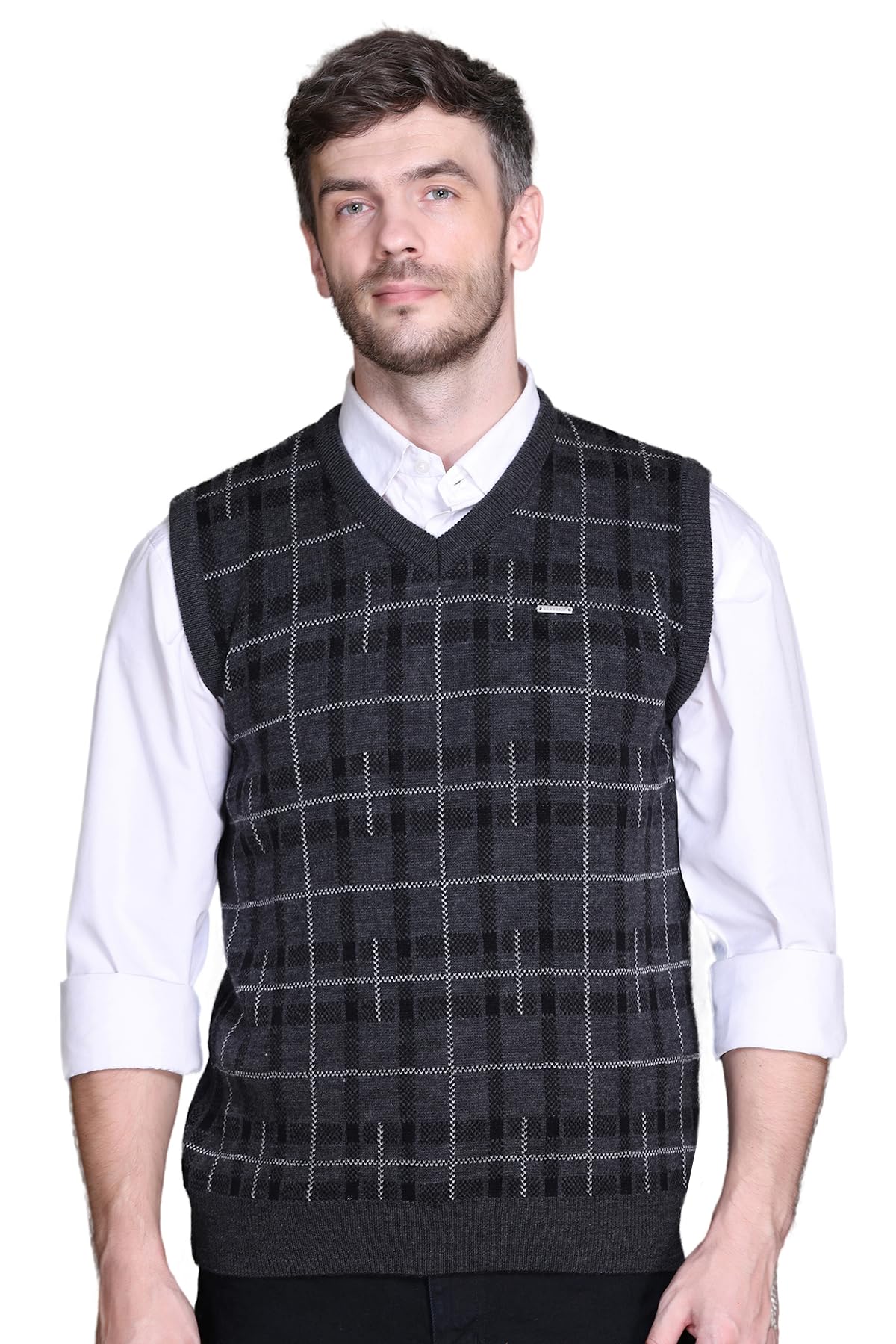 godfrey V Neck Woolen Sweaters for Men Winter-picture-50