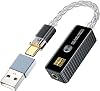 Amplificador de Audífonos Daakro - Adaptador de Audio USB C a 3.5mm HiFi 32bit/768KHz, Amplificador de Audio Hi-Res Plug and Play, DAC y Amplificador Portátil Compatible con Android/iOS/Windows/Mac 1