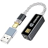 Daakro Headphone Amplifier - USB C to 3.5mm HiFi Audio Adapter 32bit/768KHz,Plug and Play Hi-res Audio Amp,Portable DAC & Headphone Amplifier Compatible with Android/iOS/Windows/Mac System