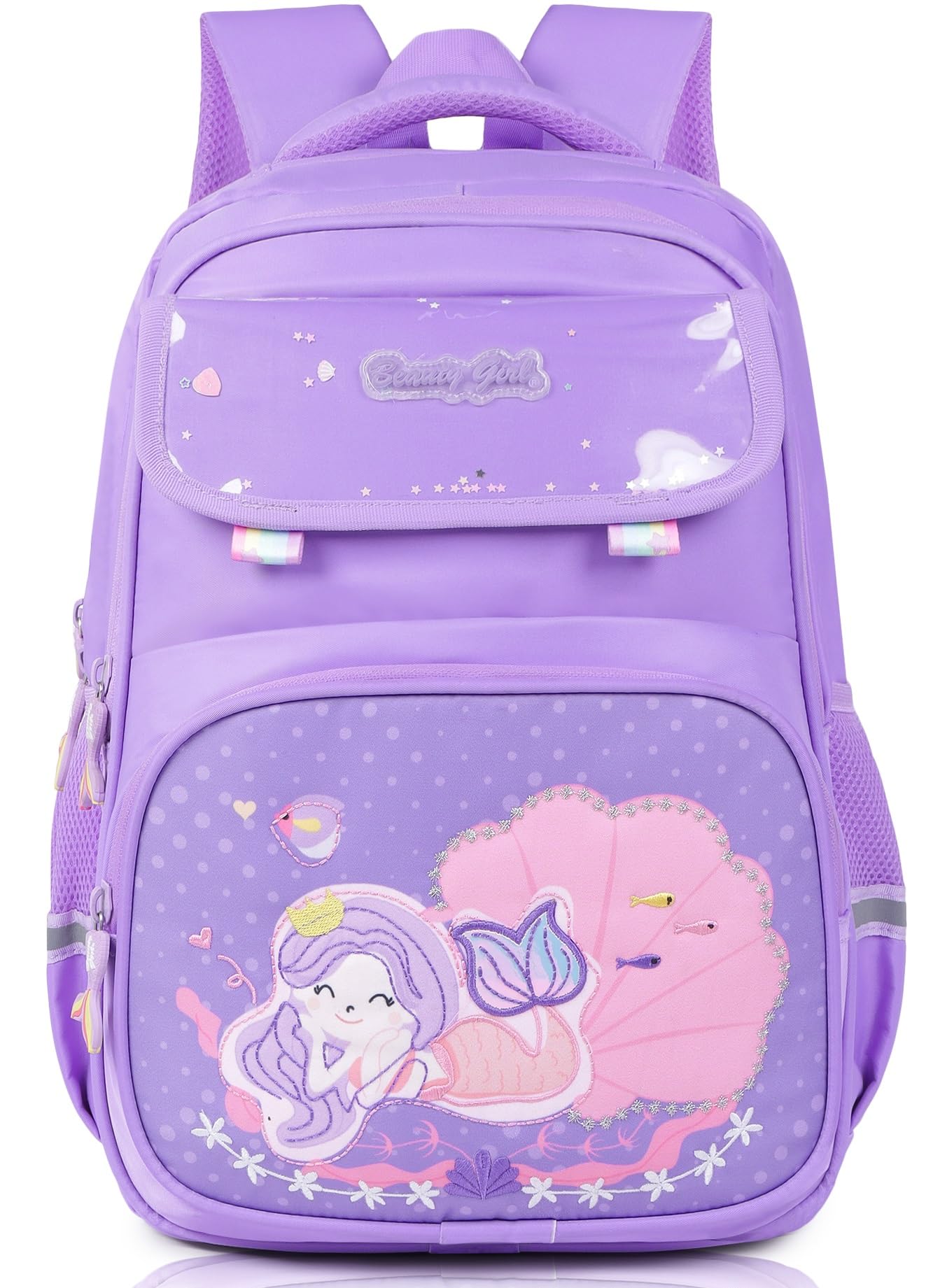 BEAUTY GIRLS BY HOTSHOT MERMAID_1618| SCHOOL BAG|TUTUION BAG|COLLEGE BACKPACK |WATER RESISTANT |KIDS BAG|FOR GIRLS & WOMEN|32 LITERS SCHOOL BAG FOR GIRLS