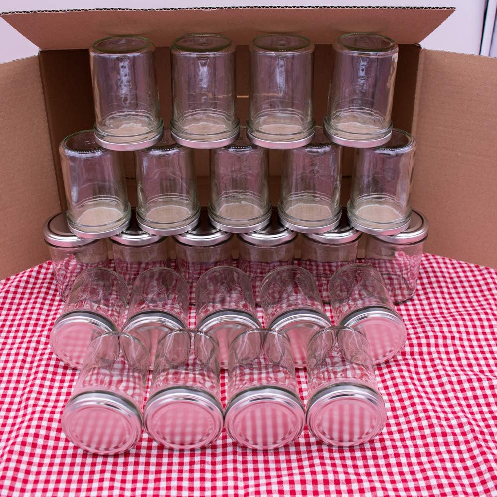 48 Sturzgläser Set 430 Ml Mit Twist Off Deckel - Ideal Zum Einmachen & Aufbewahren