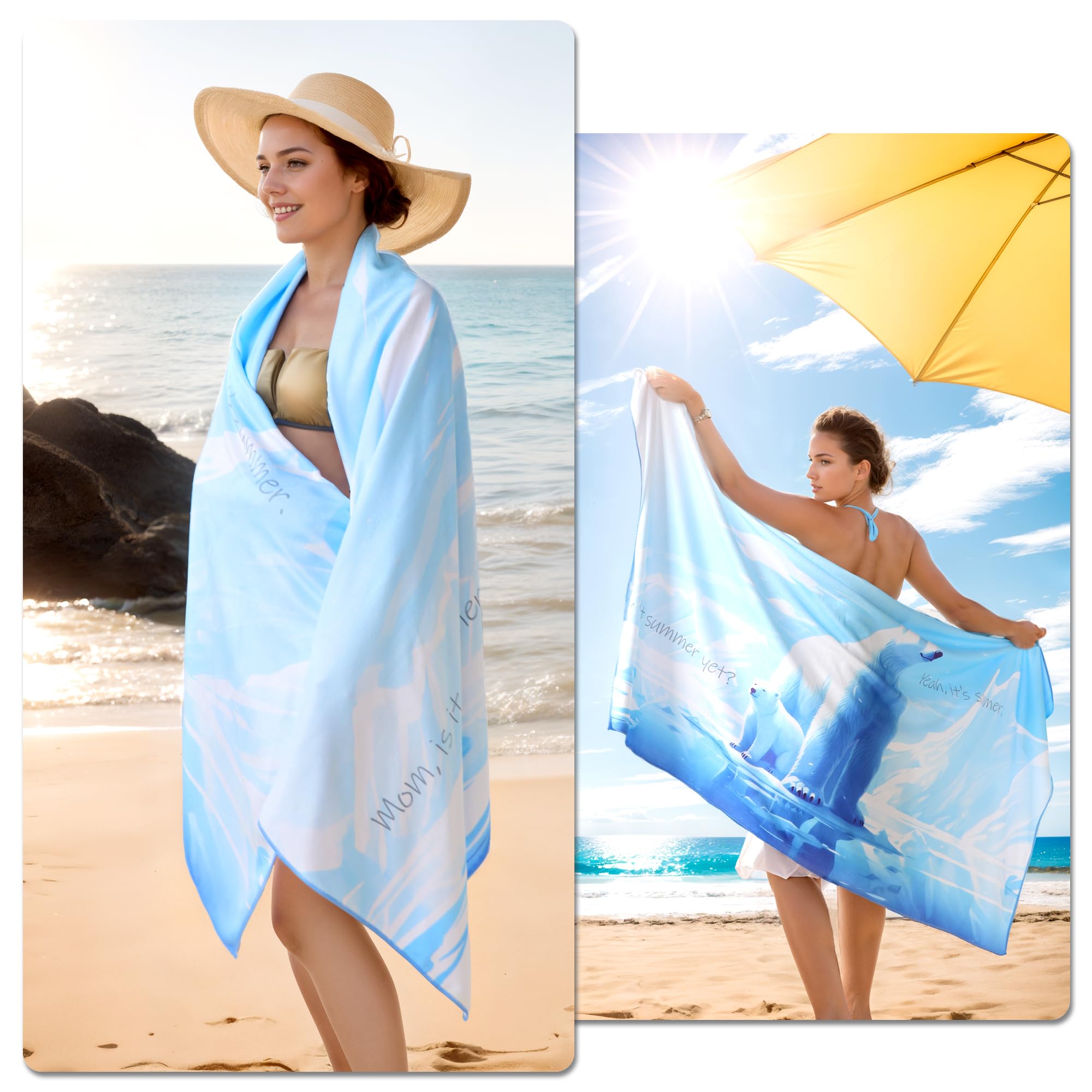 Ręcznik plażowy 180 x 90 cm, ręcznik plażowy, z mikrofibry, duży | Ręczniki plażowe z mikrofibry ręcznik plażowy XXL do pływania, na plażę, podróż, odporny na piasek