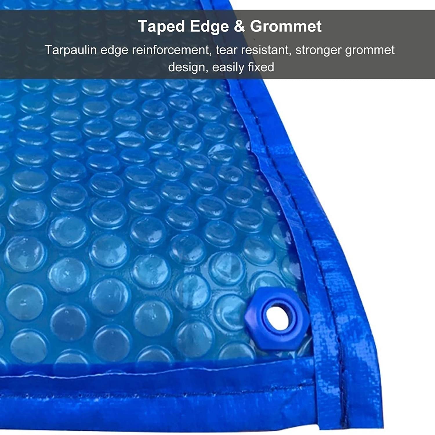 Copertura Per Bobina Solare Piscina, Tessuto Oxford 210D Impermeabile, Con Cordino Regolabile, Taglie 16/18/20 Piedi, Protezione Invernale Ed Estiva
