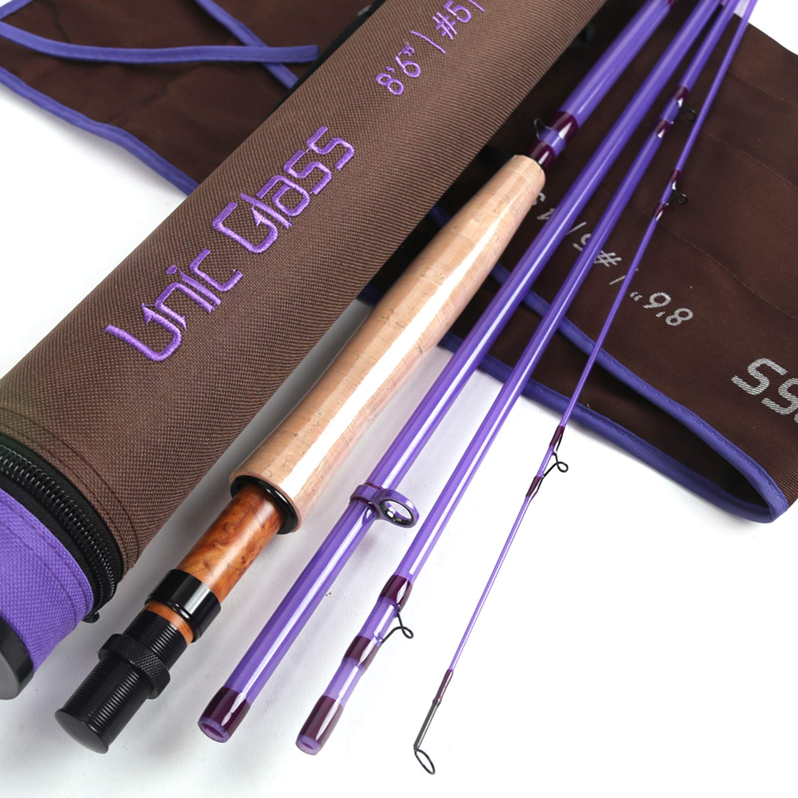 M MAXIMUMCATCH Maxcatch Fiberglass Fly Fishing Rod