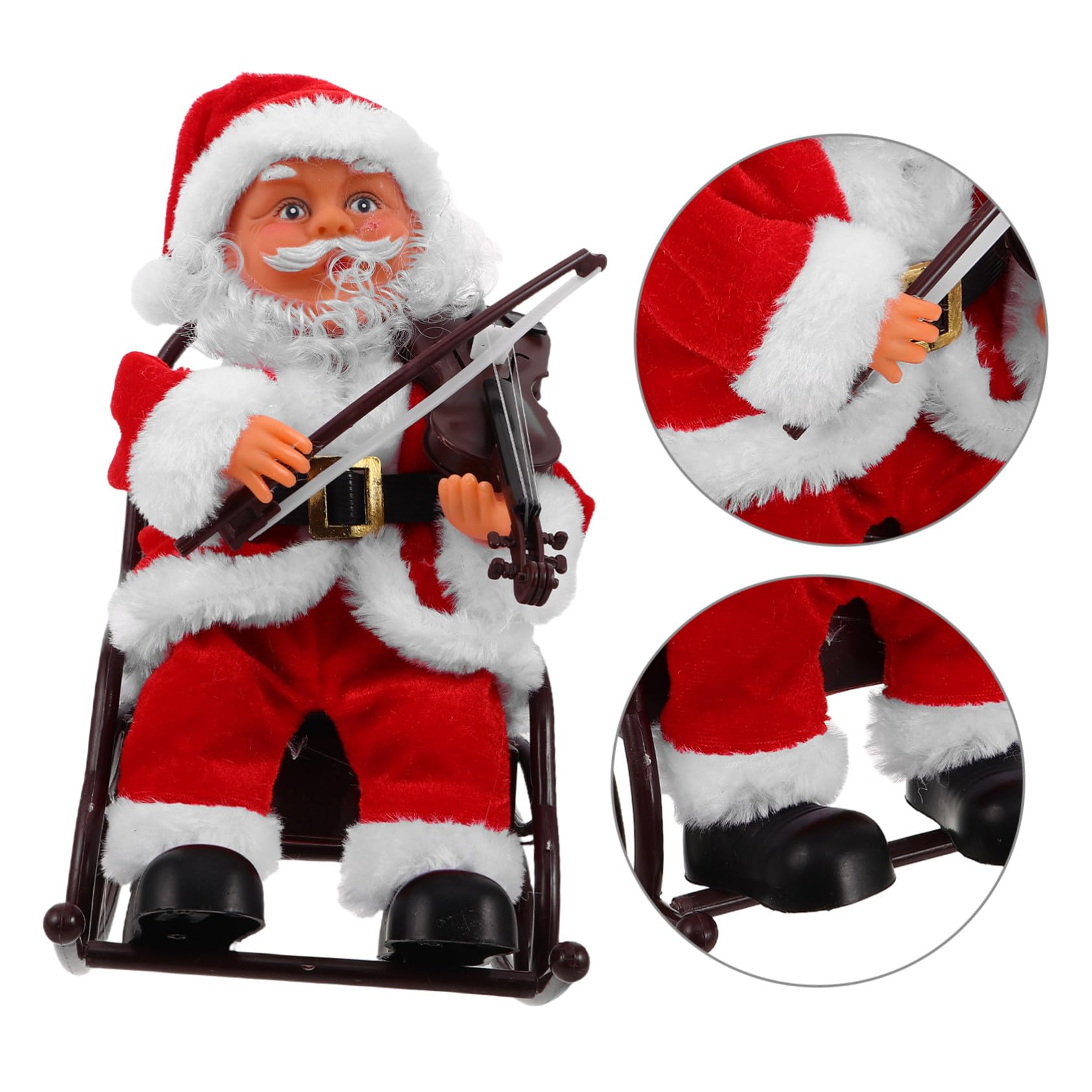 Hohopeti Muñeco Eléctrico De Papá Noel Juguetes De Fiesta Juguete Navideño Muñeco Navideño De Papá Noel
